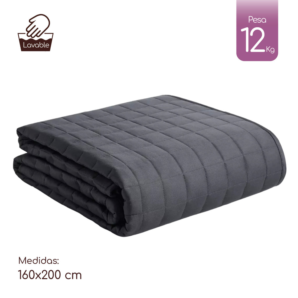 Manta De Gravedad Pesada Queen 12kg Trastorno Sueño Acqui