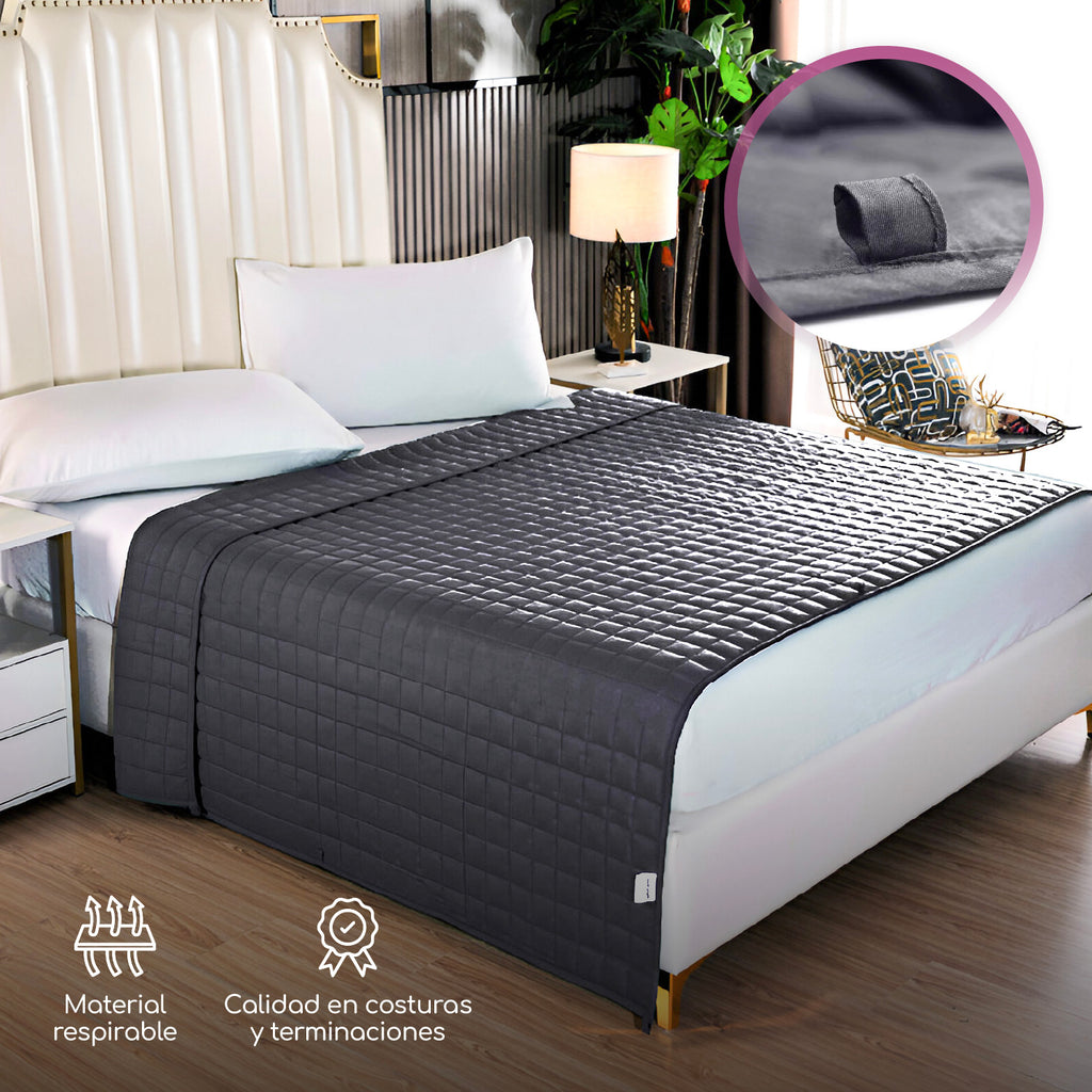 Manta De Gravedad Pesada Queen 12kg Trastorno Sueño Acqui