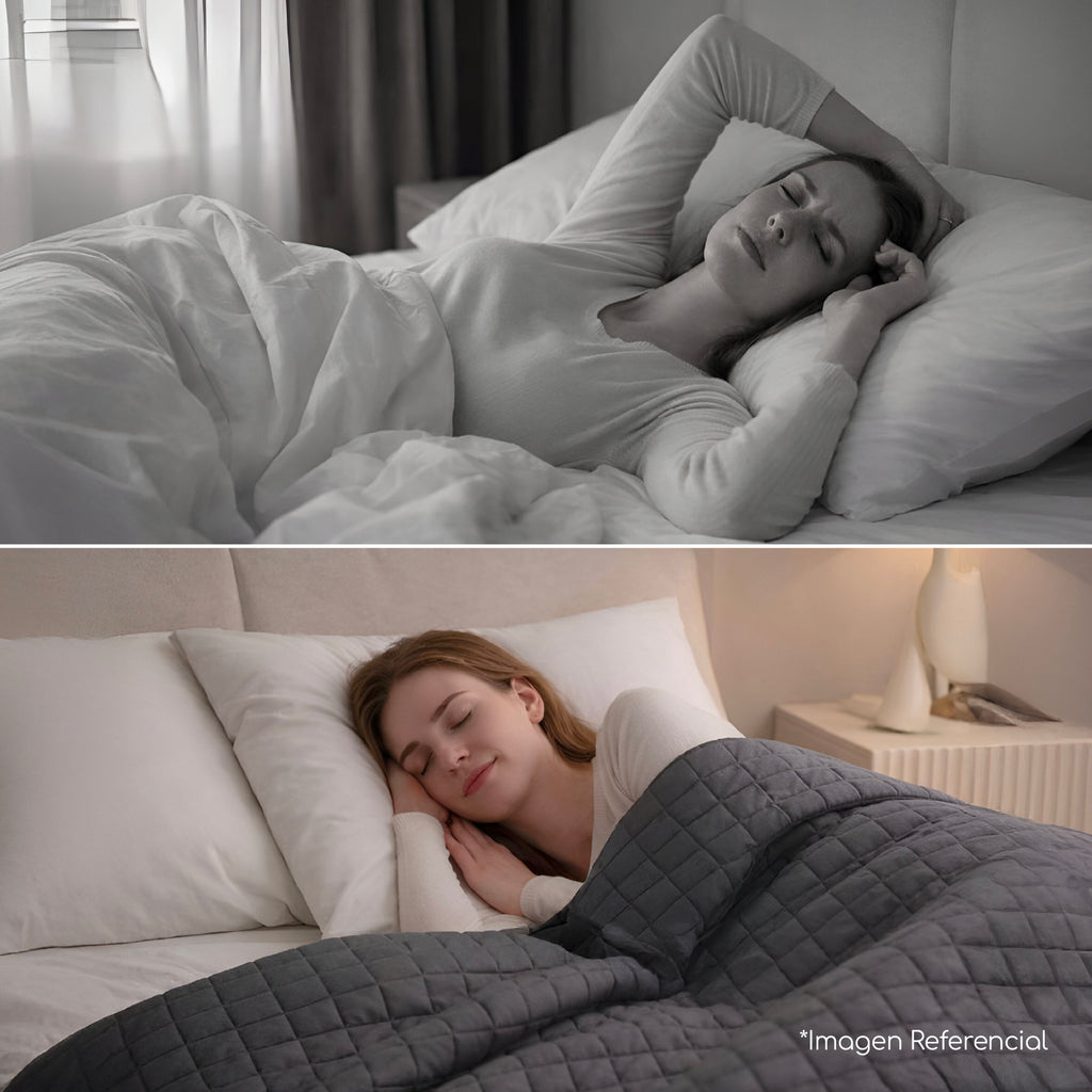 Manta De Gravedad Pesada Queen 12kg Trastorno Sueño Acqui